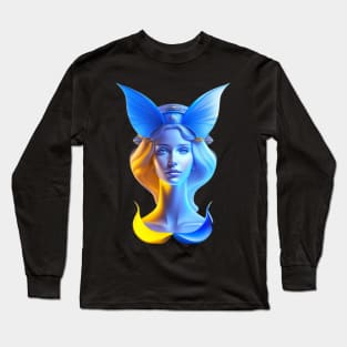 female head Long Sleeve T-Shirt